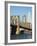 Brooklyn Bridge and Manhattan Skyline, New York City, New York, USA-Amanda Hall-Framed Photographic Print