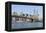 Brooklyn Bridge and Manhattan skyline, New York City, United States of America, North America-Fraser Hall-Framed Premier Image Canvas