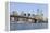 Brooklyn Bridge and Manhattan skyline, New York City, United States of America, North America-Fraser Hall-Framed Premier Image Canvas