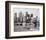 Brooklyn Bridge and Manhattan Skyline-Alan Schein-Framed Art Print