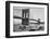 Brooklyn Bridge, c.1900-null-Framed Art Print