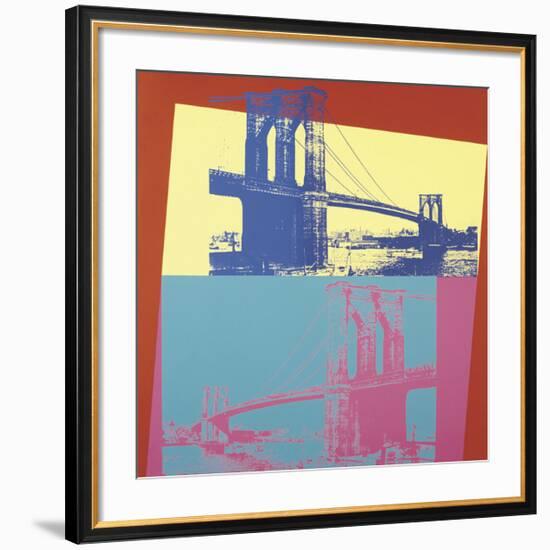 Brooklyn Bridge, c.1983-Andy Warhol-Framed Giclee Print