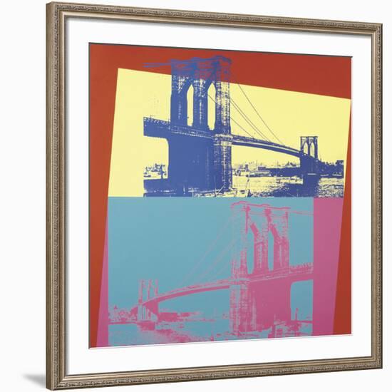 Brooklyn Bridge, c.1983-Andy Warhol-Framed Giclee Print