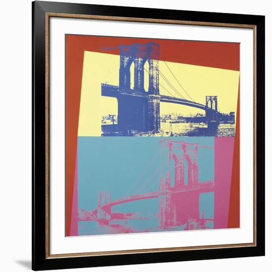 Brooklyn Bridge, c.1983-Andy Warhol-Framed Giclee Print