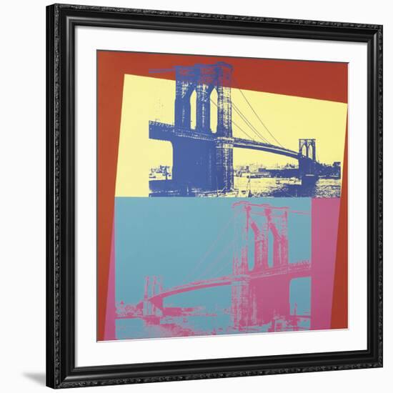 Brooklyn Bridge, c.1983-Andy Warhol-Framed Giclee Print