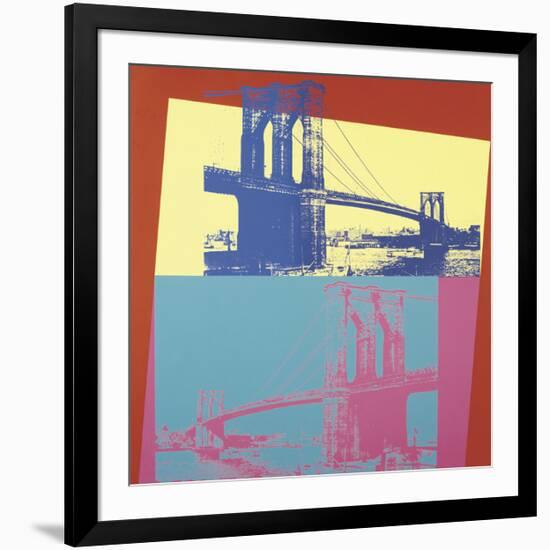 Brooklyn Bridge, c.1983-Andy Warhol-Framed Giclee Print