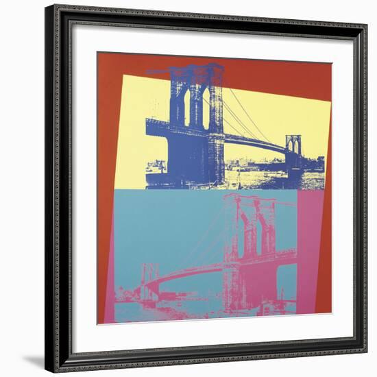 Brooklyn Bridge, c.1983-Andy Warhol-Framed Giclee Print