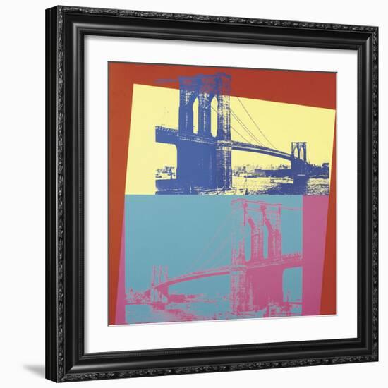 Brooklyn Bridge, c.1983-Andy Warhol-Framed Giclee Print