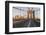 Brooklyn Bridge Direction Manhattan, New York City-Rainer Mirau-Framed Photographic Print