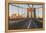 Brooklyn Bridge Direction Manhattan, New York City-Rainer Mirau-Framed Premier Image Canvas