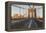 Brooklyn Bridge Direction Manhattan, New York City-Rainer Mirau-Framed Premier Image Canvas