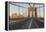 Brooklyn Bridge Direction Manhattan, New York City-Rainer Mirau-Framed Premier Image Canvas