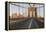 Brooklyn Bridge Direction Manhattan, New York City-Rainer Mirau-Framed Premier Image Canvas