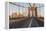 Brooklyn Bridge Direction Manhattan, New York City-Rainer Mirau-Framed Premier Image Canvas