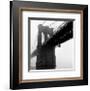 Brooklyn Bridge Fog-Henri Silberman-Framed Art Print
