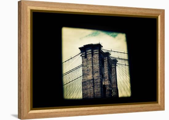 Brooklyn Bridge From Dumbo NYC-null-Framed Stretched Canvas