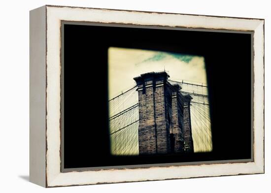 Brooklyn Bridge From Dumbo NYC-null-Framed Stretched Canvas