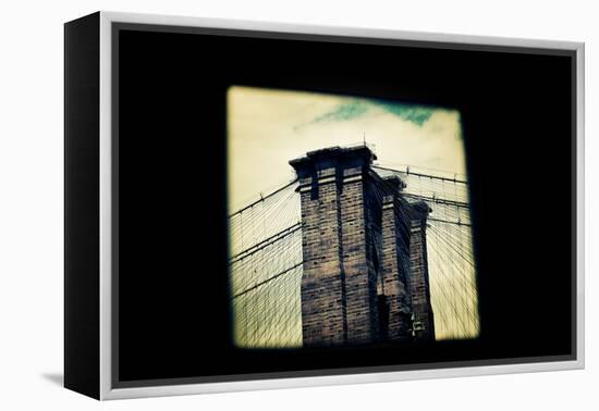 Brooklyn Bridge From Dumbo NYC-null-Framed Stretched Canvas