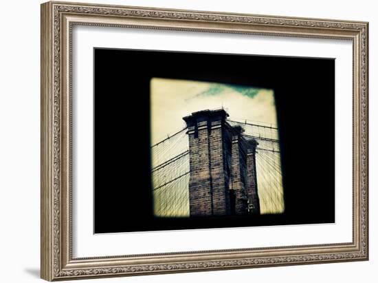 Brooklyn Bridge From Dumbo NYC-null-Framed Photo