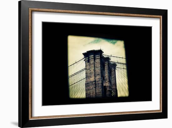 Brooklyn Bridge From Dumbo NYC-null-Framed Photo