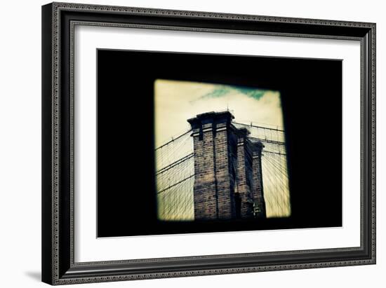 Brooklyn Bridge From Dumbo NYC-null-Framed Photo