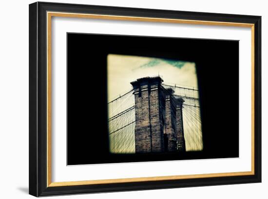 Brooklyn Bridge From Dumbo NYC-null-Framed Photo