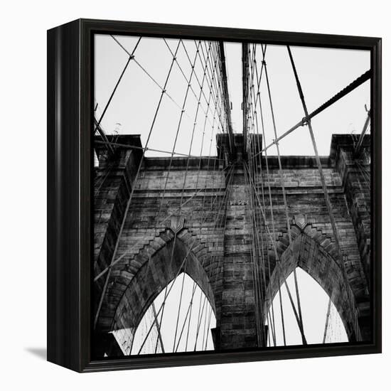 Brooklyn Bridge II-Nicholas Biscardi-Framed Premier Image Canvas