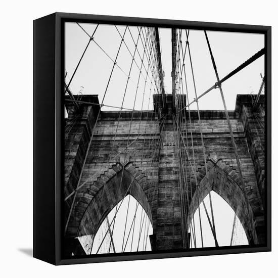 Brooklyn Bridge II-Nicholas Biscardi-Framed Premier Image Canvas