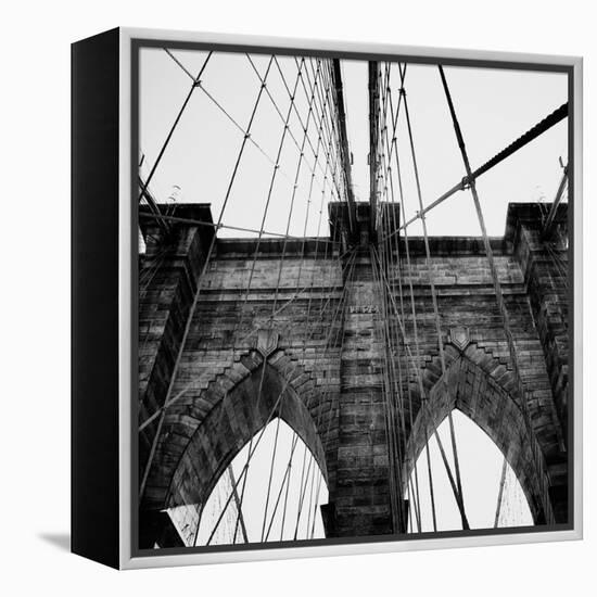 Brooklyn Bridge II-Nicholas Biscardi-Framed Premier Image Canvas