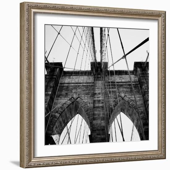 Brooklyn Bridge II-Nicholas Biscardi-Framed Photographic Print