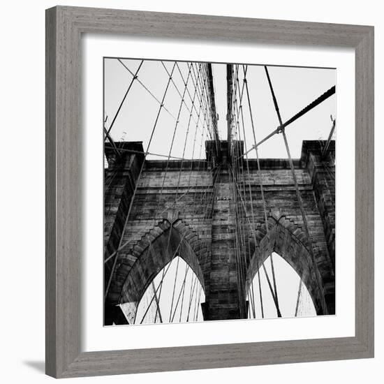 Brooklyn Bridge II-Nicholas Biscardi-Framed Photographic Print