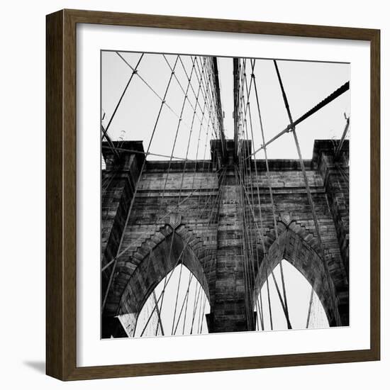 Brooklyn Bridge II-Nicholas Biscardi-Framed Photographic Print