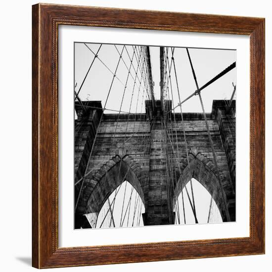 Brooklyn Bridge II-Nicholas Biscardi-Framed Photographic Print