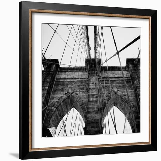 Brooklyn Bridge II-Nicholas Biscardi-Framed Photographic Print