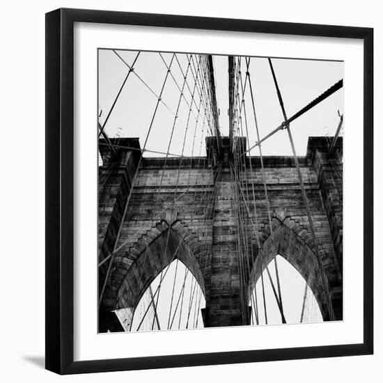 Brooklyn Bridge II-Nicholas Biscardi-Framed Photographic Print