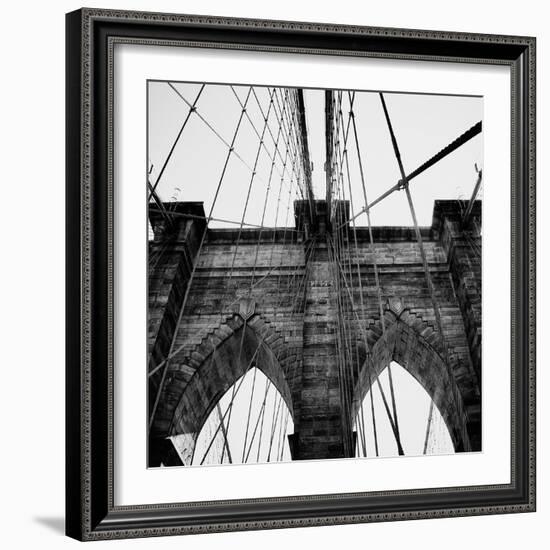 Brooklyn Bridge II-Nicholas Biscardi-Framed Photographic Print