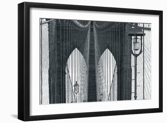 Brooklyn Bridge III-Tony Koukos-Framed Giclee Print