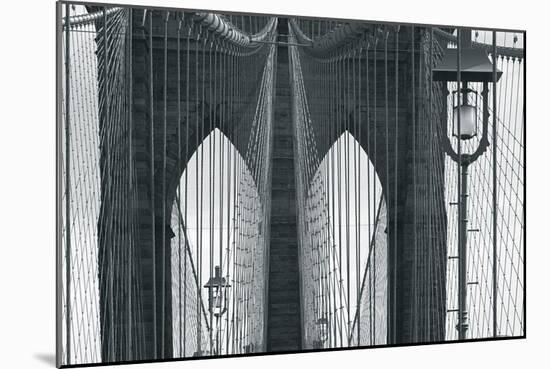 Brooklyn Bridge III-Tony Koukos-Mounted Giclee Print