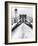 Brooklyn Bridge in Snow-Igor Maloratsky-Framed Art Print