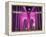 Brooklyn Bridge Lit Purple-Alan Schein-Framed Premier Image Canvas