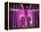 Brooklyn Bridge Lit Purple-Alan Schein-Framed Premier Image Canvas