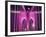 Brooklyn Bridge Lit Purple-Alan Schein-Framed Photographic Print