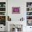 Brooklyn Bridge Lit Purple-Alan Schein-Framed Photographic Print displayed on a wall