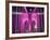 Brooklyn Bridge Lit Purple-Alan Schein-Framed Photographic Print