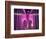 Brooklyn Bridge Lit Purple-Alan Schein-Framed Photographic Print