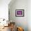 Brooklyn Bridge Lit Purple-Alan Schein-Framed Photographic Print displayed on a wall