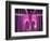 Brooklyn Bridge Lit Purple-Alan Schein-Framed Photographic Print