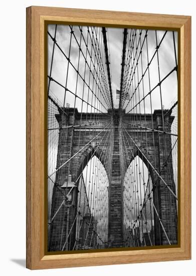 Brooklyn Bridge Mood-Jessica Jenney-Framed Premier Image Canvas