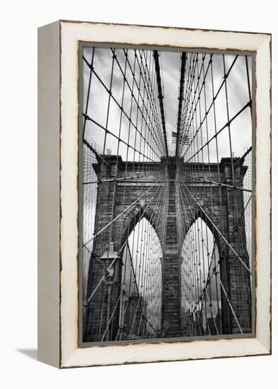 Brooklyn Bridge Mood-Jessica Jenney-Framed Premier Image Canvas