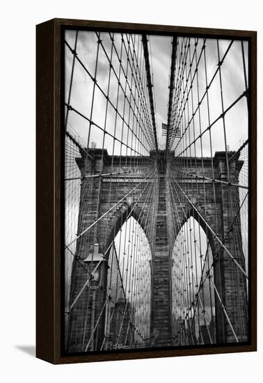 Brooklyn Bridge Mood-Jessica Jenney-Framed Premier Image Canvas